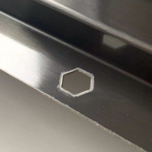 Anti-fingeravtryck Bearbetning-Hexagon Stansning