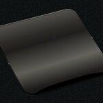 Piring Stainless Steel Titanium Hitam dengan Finishing Cermin