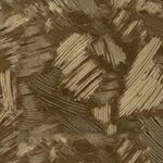 Piring Stainless Steel Titanium Perunggu dengan Pola Sikat Timbul