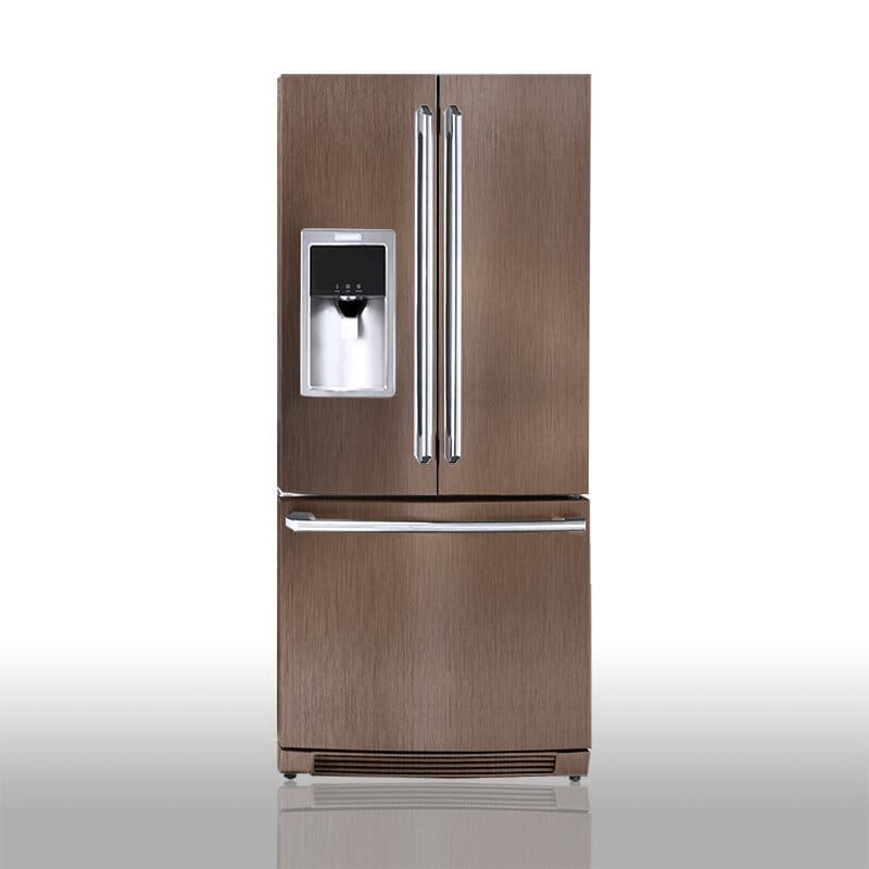 Laminated steel product for building material - fridge door panel