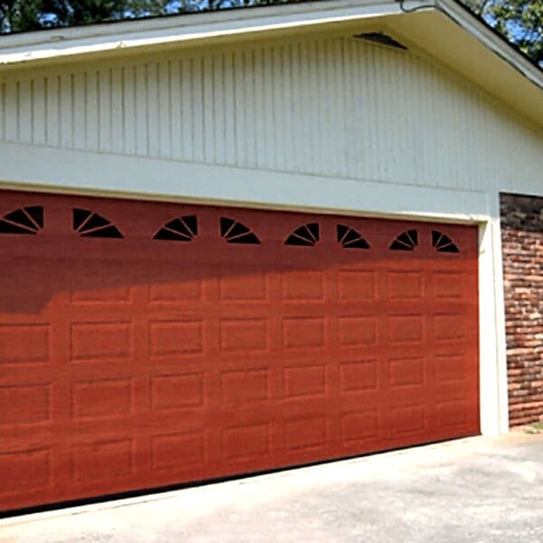 Laminated steel product for building material - roller door